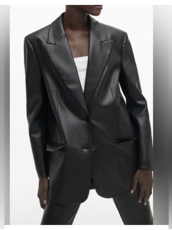 Zara Jackets & Blazers - Zara Black Leather Jacket